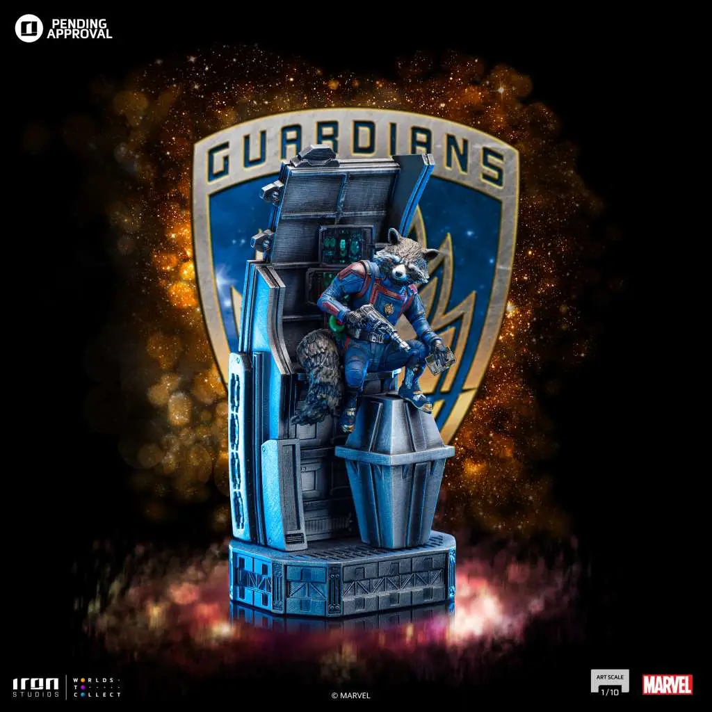 Statue gotg 3 rocket racoon 1/10